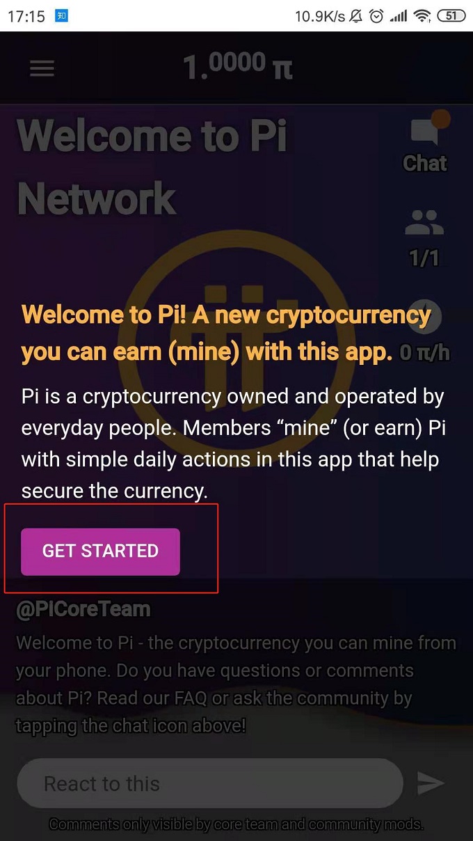  Pi币（派币，π币，PiNetwork）中文注册安装教程
